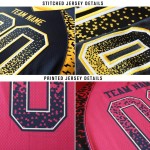 Maglia da calcio Fashion Football Scarlet Mesh Drift Custom Nero-Oro Maglia da calcio Fashion Football Scarlet Mesh Drift Custom Nero-Oro