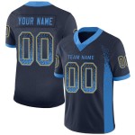 Maglia da football blu navy, moda, blu polvere-oro, personalizzata Drift Mesh Maglia da football blu navy, moda, blu polvere-oro, personalizzata Drift Mesh