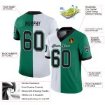 Maglia da calcio in rete alla moda, verde, nera e bianca, personalizzata Kelly Maglia da calcio in rete alla moda, verde, nera e bianca, personalizzata Kelly