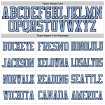 Maglia da calcio autentica, personalizzata, blu-nera, bianca e in rete Maglia da calcio autentica, personalizzata, blu-nera, bianca e in rete