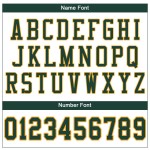 Maglia da calcio a rete bianca verde-oro personalizzata autentica Maglia da calcio a rete bianca verde-oro personalizzata autentica