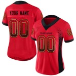 Maglia da calcio Fashion Football Scarlet Mesh Drift Custom Nero-Oro Maglia da calcio Fashion Football Scarlet Mesh Drift Custom Nero-Oro