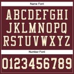Maglia da football autentica personalizzata in maglia color crema bordeaux Maglia da football autentica personalizzata in maglia color crema bordeaux