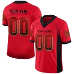 Maglia da calcio Fashion Football Scarlet Mesh Drift Custom Nero-Oro Maglia da calcio Fashion Football Scarlet Mesh Drift Custom Nero-Oro