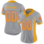 Maglia da football personalizzata in maglia grigio chiaro Drift Gold-Scarlet Fashion Maglia da football personalizzata in maglia grigio chiaro Drift Gold-Scarlet Fashion