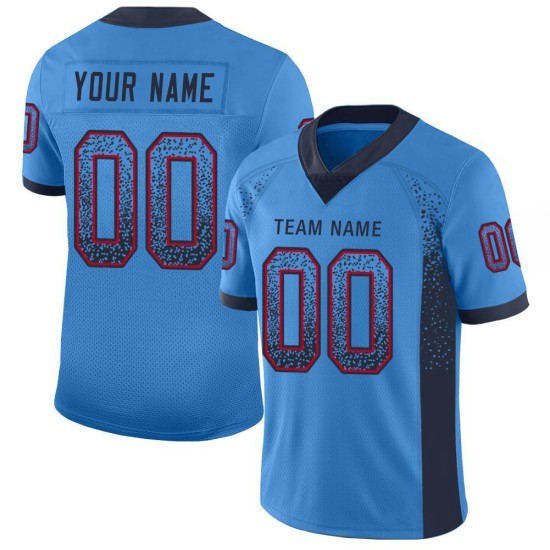 Maglia da calcio Fashion Football Drift Powder personalizzata blu navy e maglia rossa Maglia da calcio Fashion Football Drift Powder personalizzata blu navy e maglia rossa