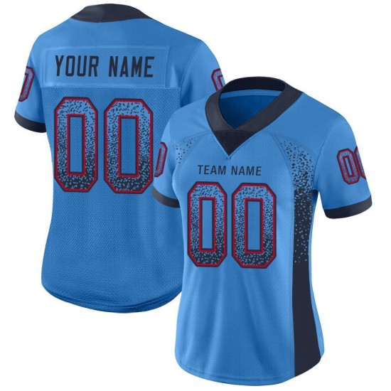 Maglia da calcio Fashion Football Drift Powder personalizzata blu navy e maglia rossa Maglia da calcio Fashion Football Drift Powder personalizzata blu navy e maglia rossa